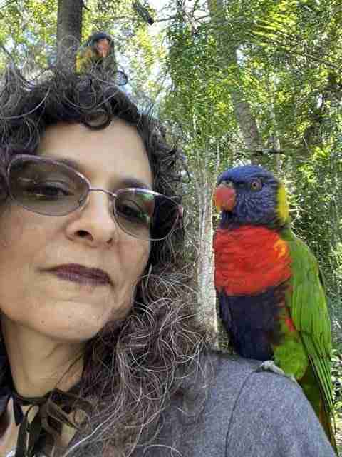 Parrot at the Blissful Sanctuary